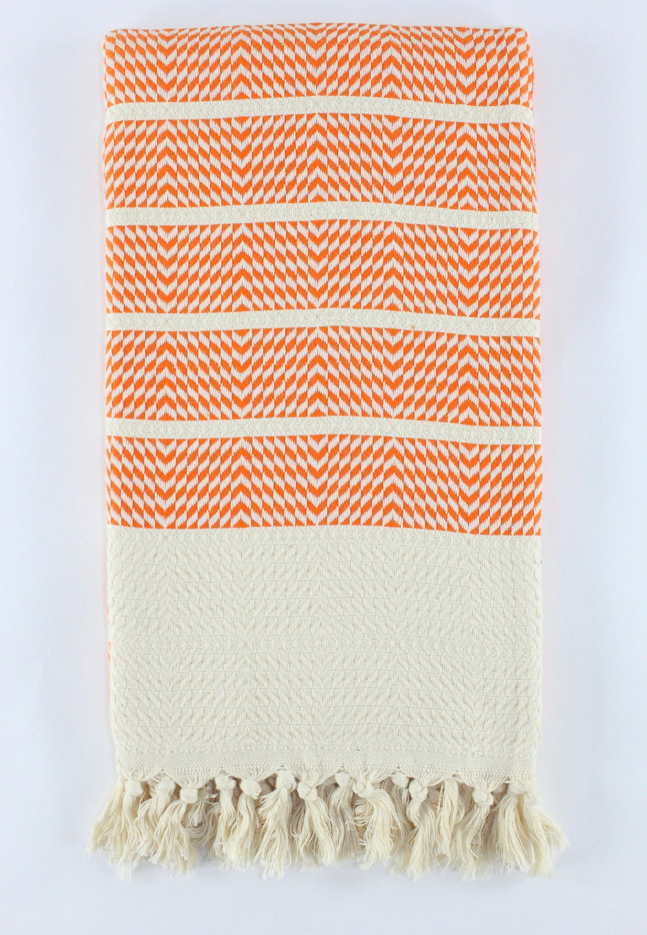 Z Design Turkish Towel - Orange