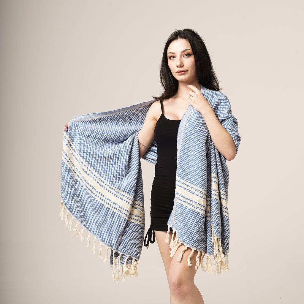 W Towel Blue 20 quantity 410 gr 70x40 inch